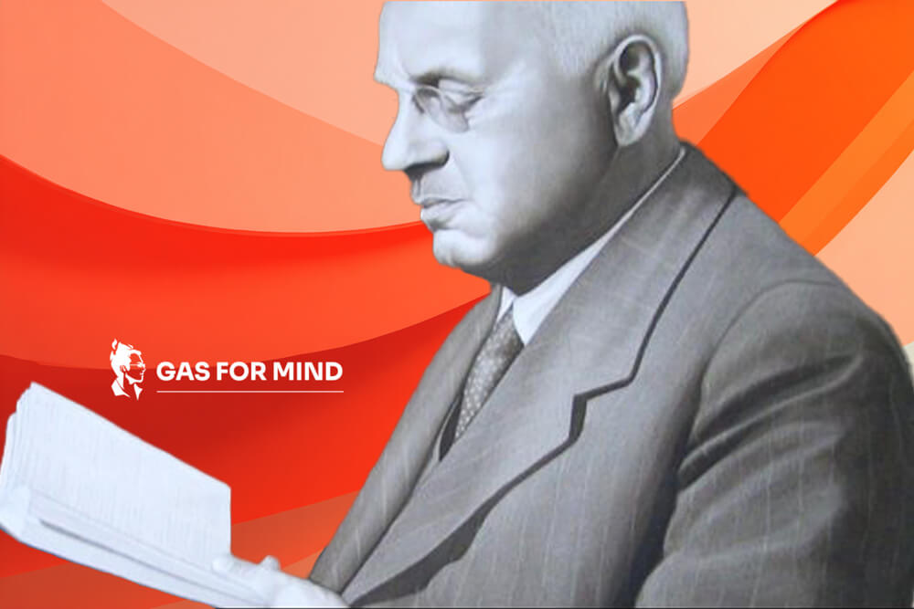 Альфред Адлер читає лекцію