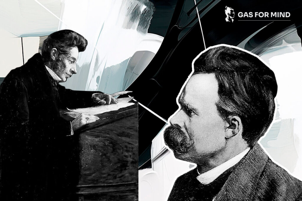 Сьорен К'єркегор та Фрідріх Ніцше