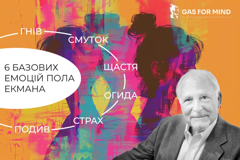 6 базових емоцій Пола Екмана